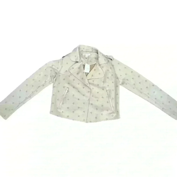 CATO Women's Star Print Moto Jacket - Chic and Stylish - Picture 1 of 5